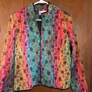 Vintage Elliott Lauren blazer jacket. Size Medium. Perfect for Pride!